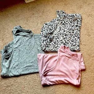3 Old Navy Luxe Tanks
